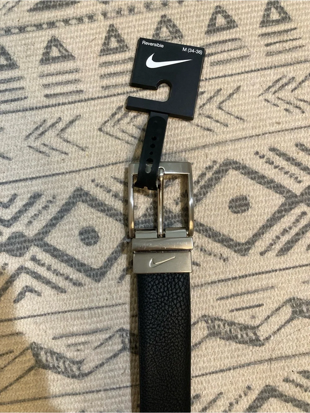 Nike Reversible Mens Belt Brown/Black Size 34-36 M NWT